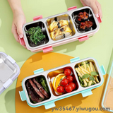 Independent 3 Compartment Box - 585ml